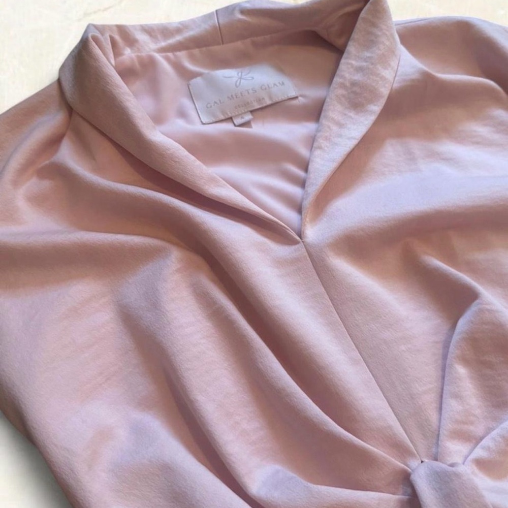 Gal Meets Glam Barbiecore Pink Spring Party Dress Size 4 - Picture 3 of 6